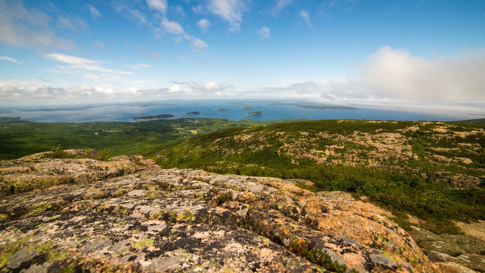 With sweeping views, Cadillac Mountain is one of the most popular spots at Acadia National Park.