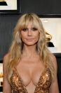 <p>We love both Heidi Klum's nude lips and her perfect beachy waves.</p>