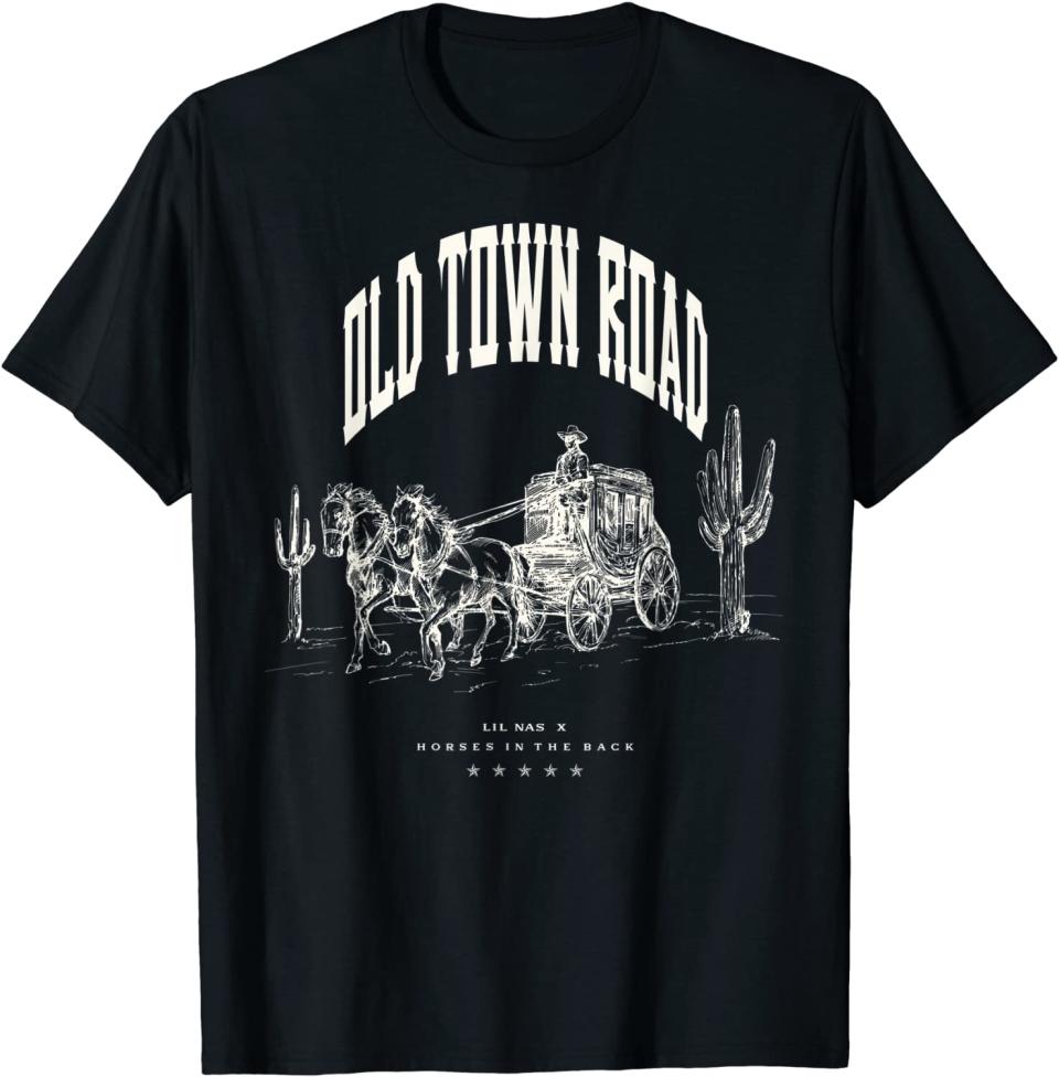 Lil Nas X Official Old Town Road Wagon T-Shirt