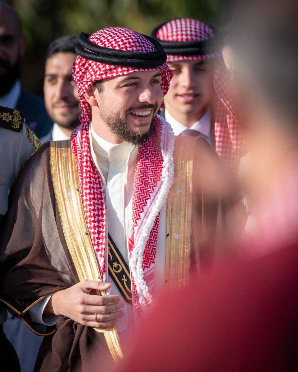 from the dinner banquet held by his majesty king abdullah ii on the occasion of his royal highness crown prince al hussein’s wedding at madareb bani hashem, at the royal hashemite court