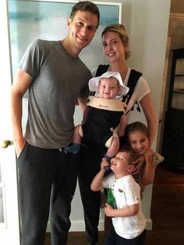 Jared Kushner and Ivanka Trump with children Arabella, Joseph and Theodore