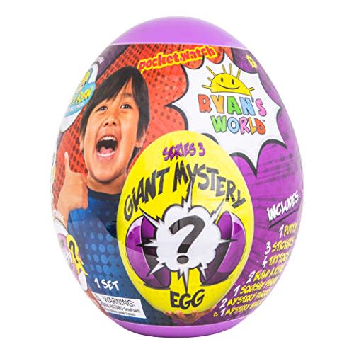 2) RYAN'S WORLD Giant Mystery Egg Series 3