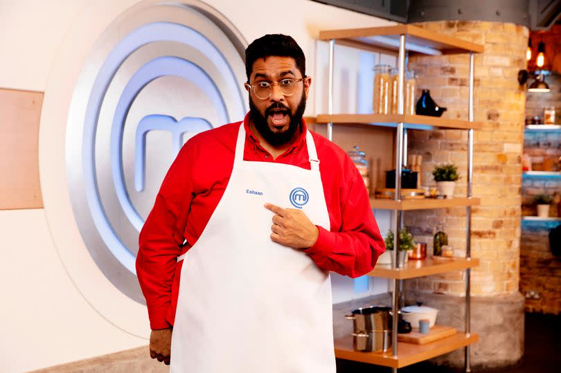 Eshaan Akbar served raw dishes twice on Celebrity MasterChef