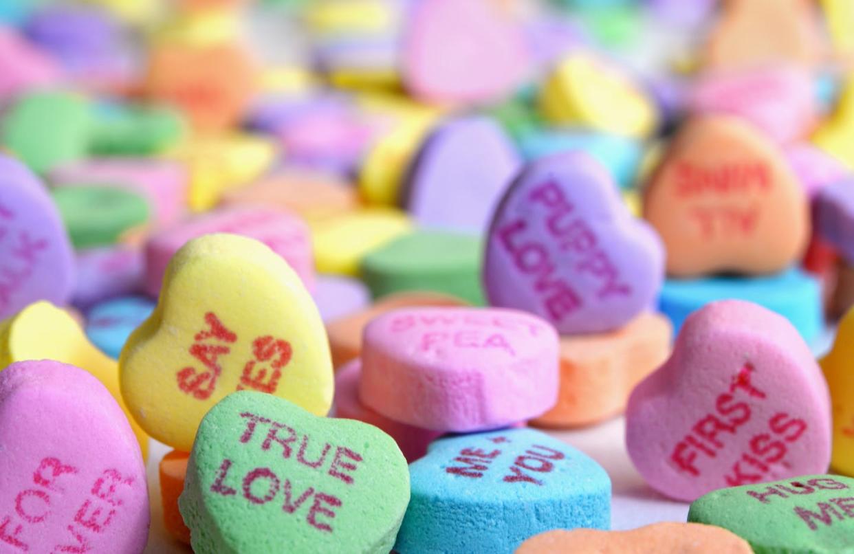 Real love has more nuance than a candy heart's message. <a href="https://unsplash.com/photos/zAOBpEE_vV4" rel="nofollow noopener" target="_blank" data-ylk="slk:Laura Ockel/Unsplash;elm:context_link;itc:0;sec:content-canvas" class="link ">Laura Ockel/Unsplash</a>, <a href="http://creativecommons.org/licenses/by/4.0/" rel="nofollow noopener" target="_blank" data-ylk="slk:CC BY;elm:context_link;itc:0;sec:content-canvas" class="link ">CC BY</a>