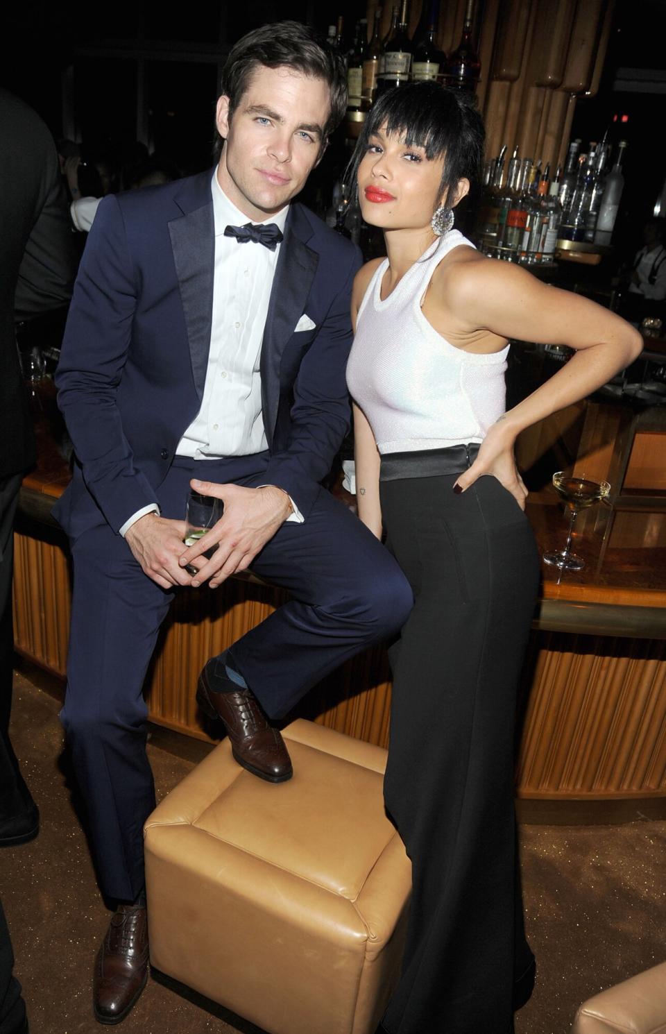 Chris Pine and Zoe Kravitz attend(s) The Unofficial After Party for THE METROPOLITAN MUSEUM OF ART'S Spring 2010 COSTUME INSTITUTE Benefit Gala on Top of The Standard at The 18th Floor on May 3rd, 2010 in New York City