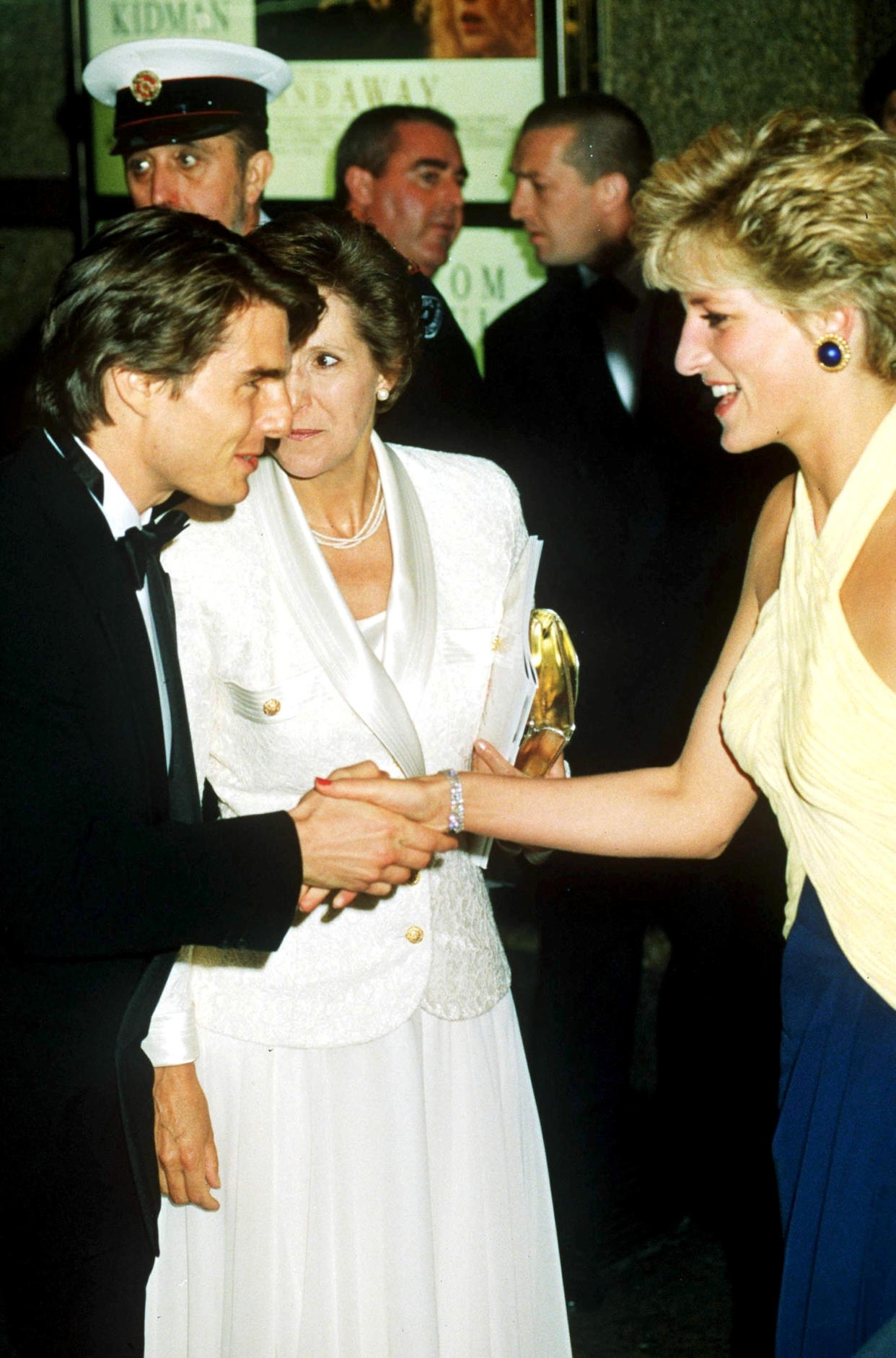 Tom Cruise with Princess Diana in 1992. (SWNS)