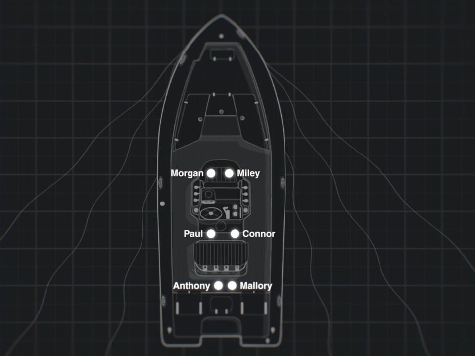 A recreation of the boat layout as seen in the Netflix series (Netflix)