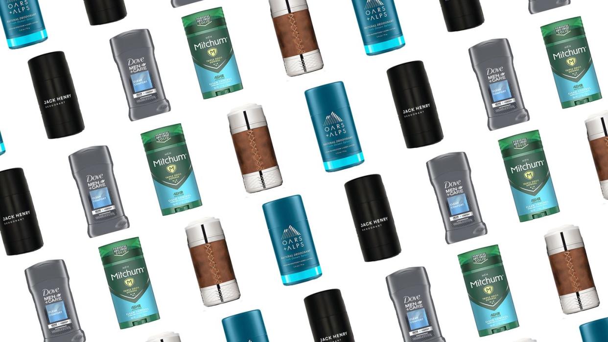 selection of the men's best deodorants