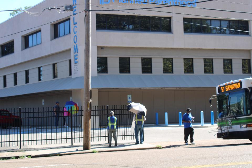 In the hours after the U.S. Supreme Court decision to reverse Roe V Wade, the only protestors seen outside of Planned Parenthood of Greater Memphis and North Mississippi were anti-abortion protestors.