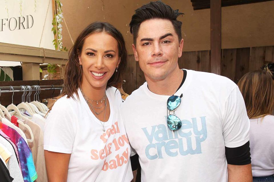 <p>Jesse Grant/Getty</p> Kristen Doute (left) and Tom Sandoval (right)