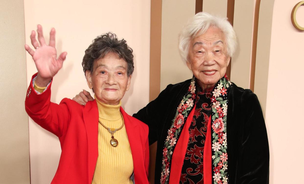 <span>(l-r)Chang Li Hua and Yi Yan Fuei attend the Oscars nominees luncheon in Los Angeles after documentary Nǎi Nai and Wài Pó was picked.</span><span>Photograph: Matt Baron/BEI/Rex/Shutterstock</span>