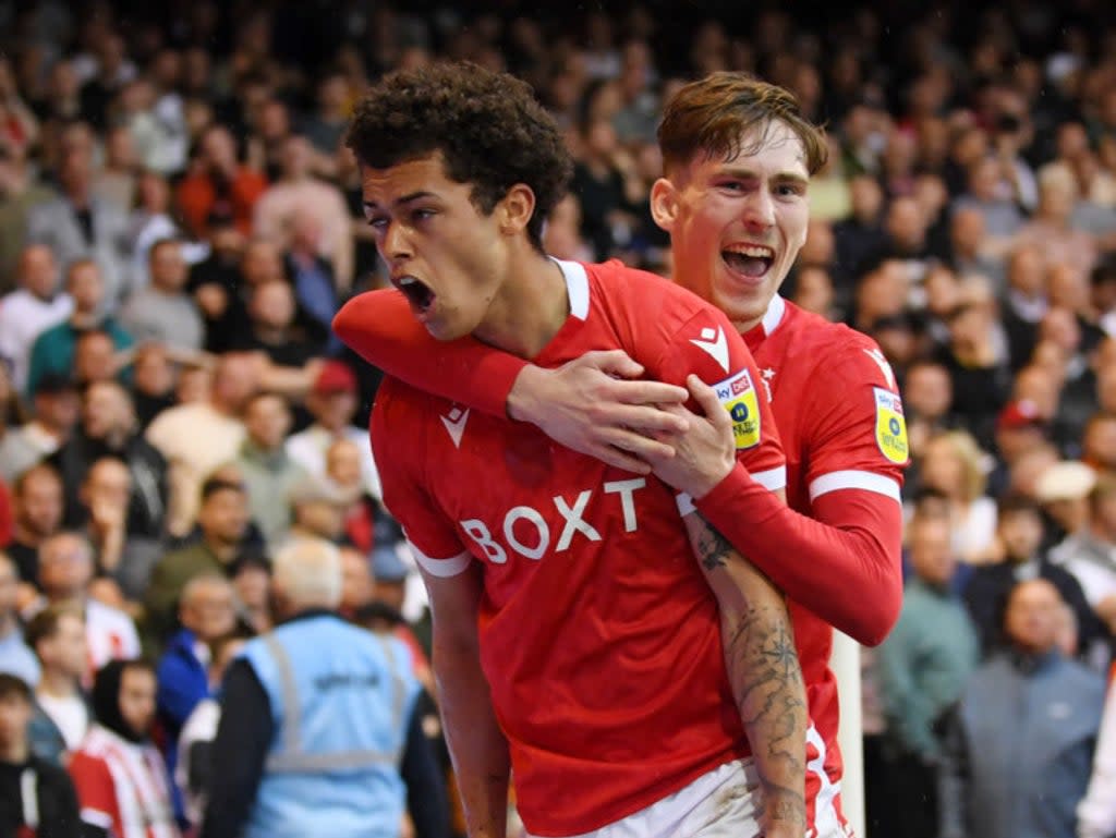 Brennan Johnson celebrates scoring against Sheffield United (Getty Images)