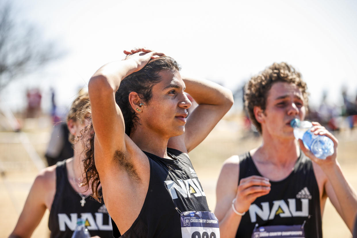 Luis Grijalva alcanzó su boleto a los Juegos Olimpicos de Tokio tras imponerse en el Campeonato de Atletismo al Aire Libre NCAA en los 5.000 metros planos. Una nueva marca personal y un récord nacional para su país de origen, Guatemala. (Foto: Getty Images)