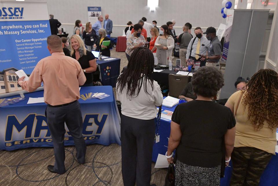 CareerSource Polk will host the 2021 Veterans and Community Job Fair on Wednesday at the AdventHealth Fieldhouse and Conference Center in Winter Haven. More than 100 employers have agreed to participate.