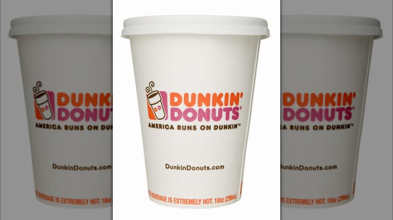 Dunkin' Donuts coffee