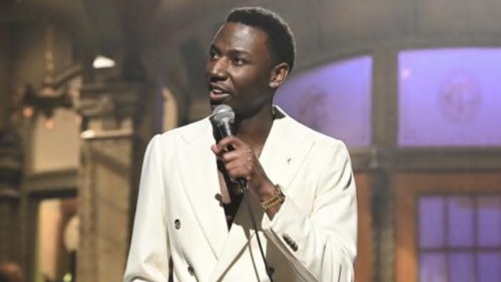 Jerrod Carmichael, shown here during a “Saturday Night Live” monologue, is set to star in an HBO comedy documentary. (Photo: Will Heath/NBC via AP)