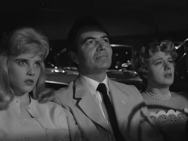 Lolita, Humbert, and Charlotte in "Lolita" (1962).