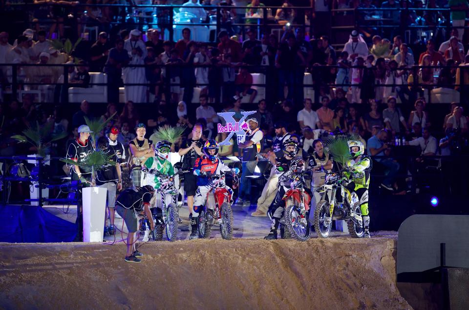 Action from the Red Bull X-Fighters International Freestyle Motocross 2013 at Downtown Dubai. Photo: Karl Jeffs/Yahoo! Maktoob