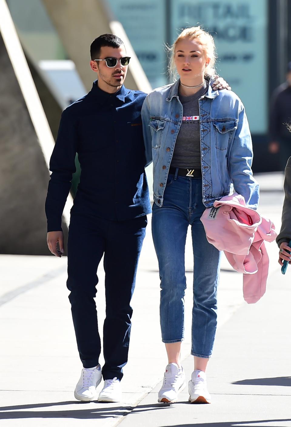 Sophie Turner and Joe Jonas. (Photo: Raymond Hall/Getting Images)