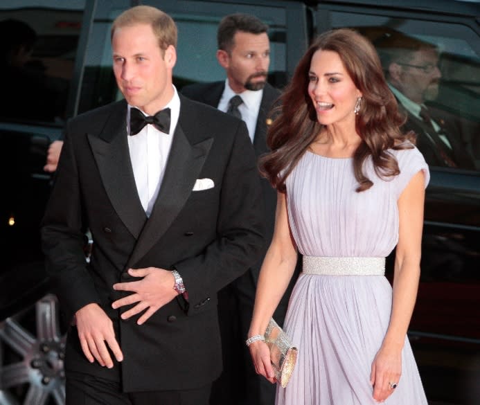 Prince William and Kate, the Duke and Duchess of Cambridge at the BAFTAs 2011. - Credit: Bret Hartman.