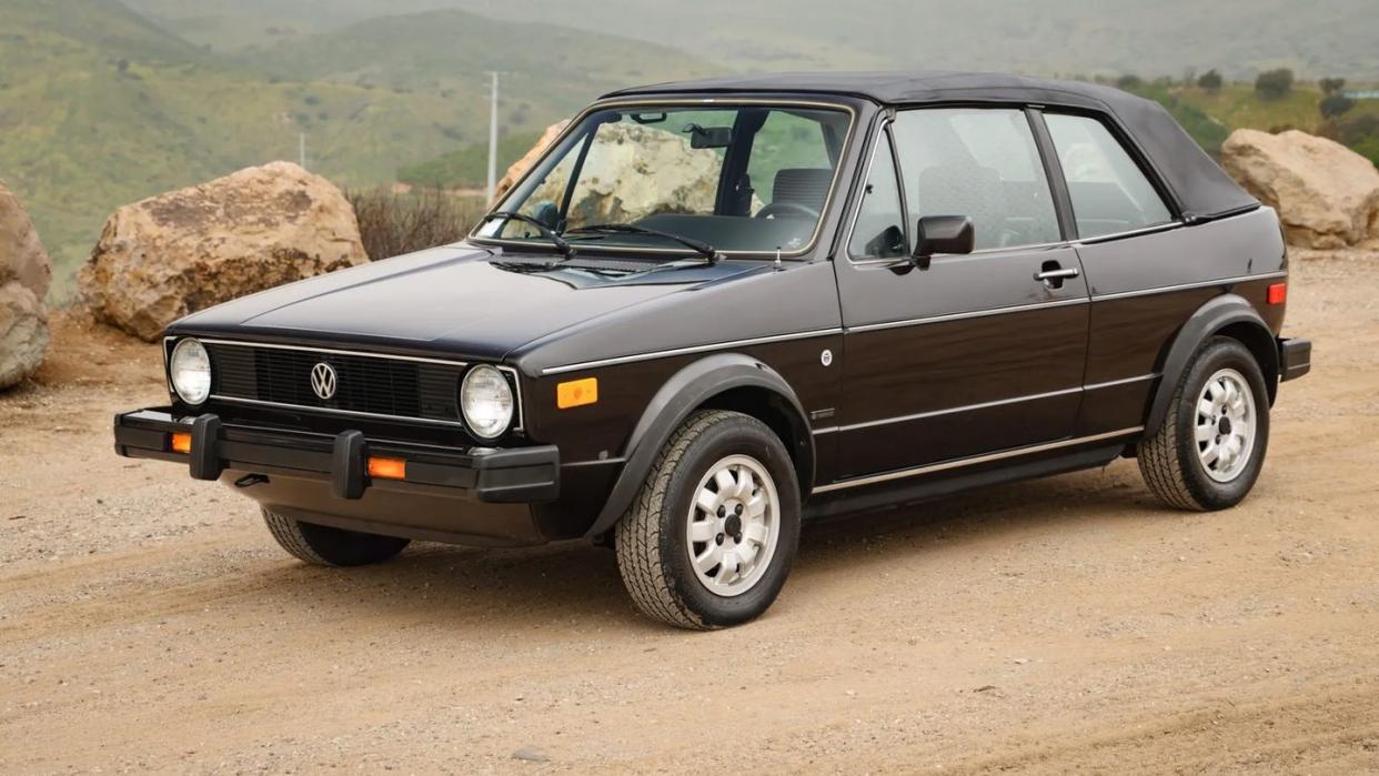 1984 volkswagen rabbit convertible wolfsburg edition 5 speed