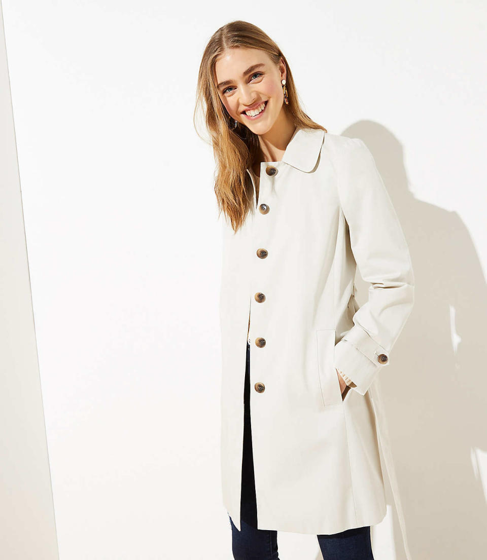 Modern Trench Coat (Credit: Loft)