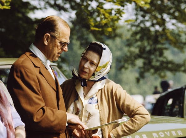 <div class="inline-image__caption"><p>The Queen And Prince Philip Chatting Together During The Royal Windsor Horse Show In The Grounds Of Windsor Castle, May 16, 1982.</p></div> <div class="inline-image__credit">Tim Graham Photo Library via Getty Images</div>