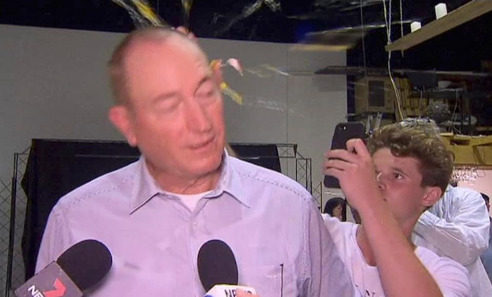 ‘Egg Boy’ has been released without charge after an interview with police on Tuesday. Source: AP