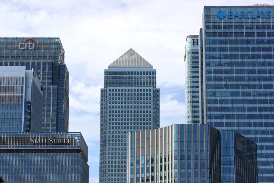 Canary Wharf skyline, LONDON