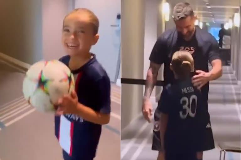 Xess Xava, hijo de Wesley Sneijder, se volvió viral tras conocer a Lionel Messi