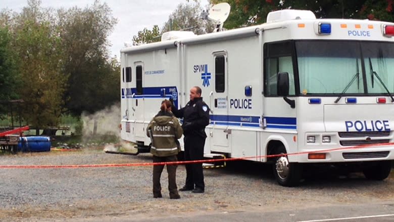 Montreal police investigators were on site in Ste-Anne-de-Sorel, Que., where the body of a man believed to be René Charlebois was discovered early Thursday morning.