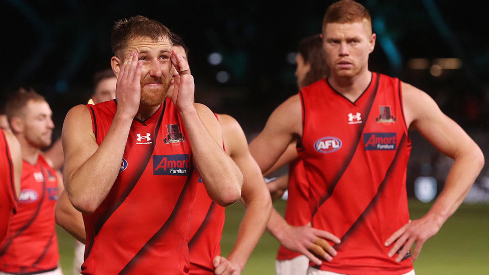 The Bombers a reeling at 2-9 as the AFL heads into the mid-season break.