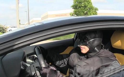 Uber driver dressed as Batman gives passengers the ride they deserve... in  a Lamborghini