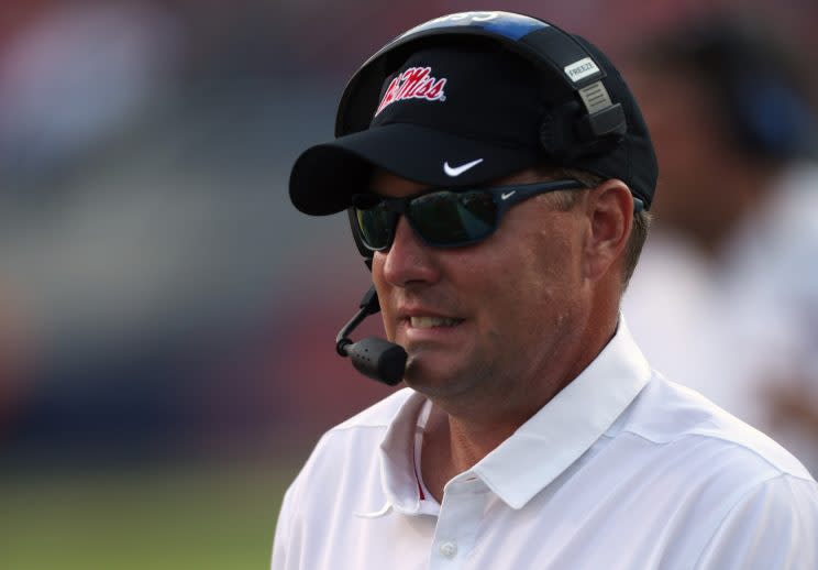 Hugh Freeze resigned form Ole Miss on July 20. (Getty)