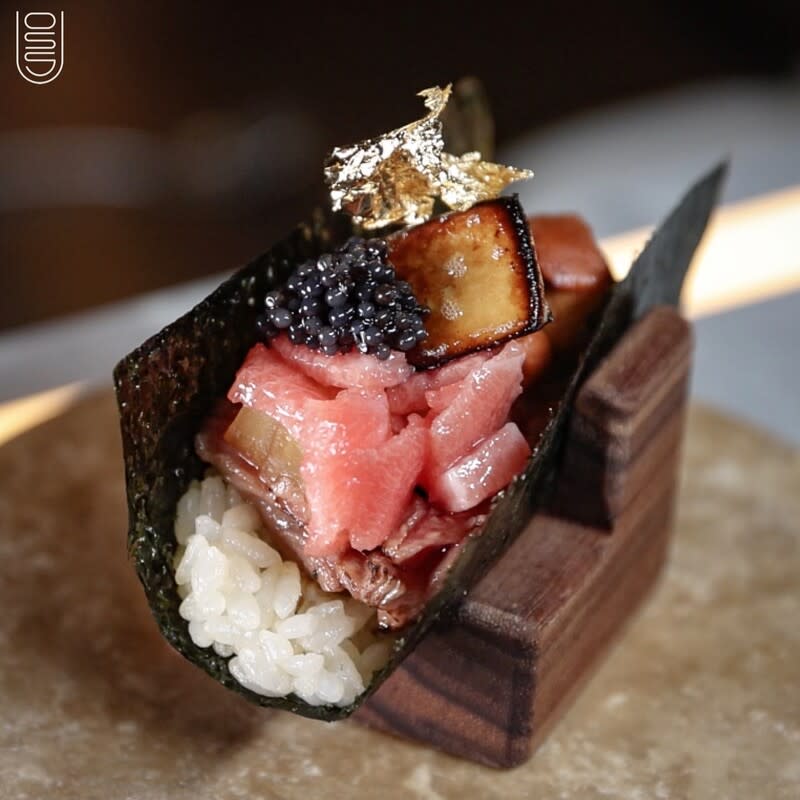 《OSSU Handroll & Barh》菜單是以海鮮為主的tasting menu