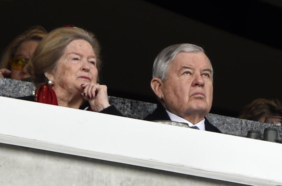 Panthers owner Jerry Richardson will step down from day-to-day operations of the team. (AP)