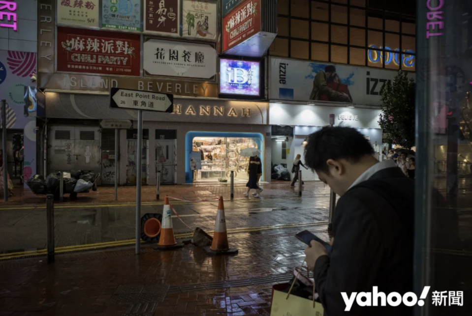 香港夜繽紛活動出師不利，銅鑼灣街道晚上相當冷清