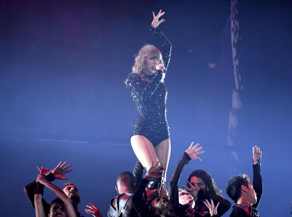 Singer Taylor Swift performs during her Reputation tour at MetLife Stadium on Friday, July 20, 2018, in East Rutherford, N.J. | Evan Agostini, Invision, Associated Press