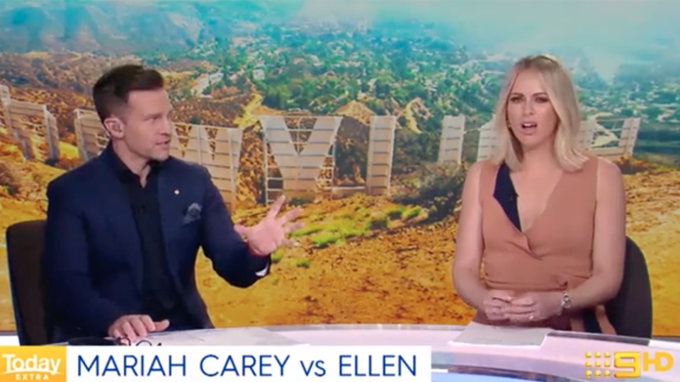 David Campbell Sylvia Jeffreys horrified at ellen pregnancy trick