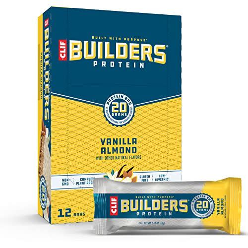 1) Clif Builders - Protein Bars - Vanilla Almond Flavor