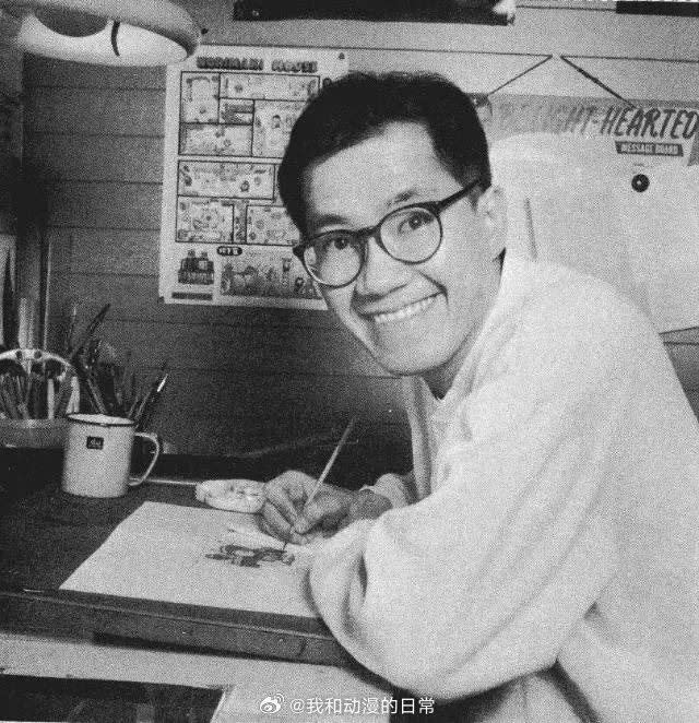 日本知名漫畫家鳥山明1日因急性硬膜下血腫病逝，享壽68歲。（圖／翻攝自微博）