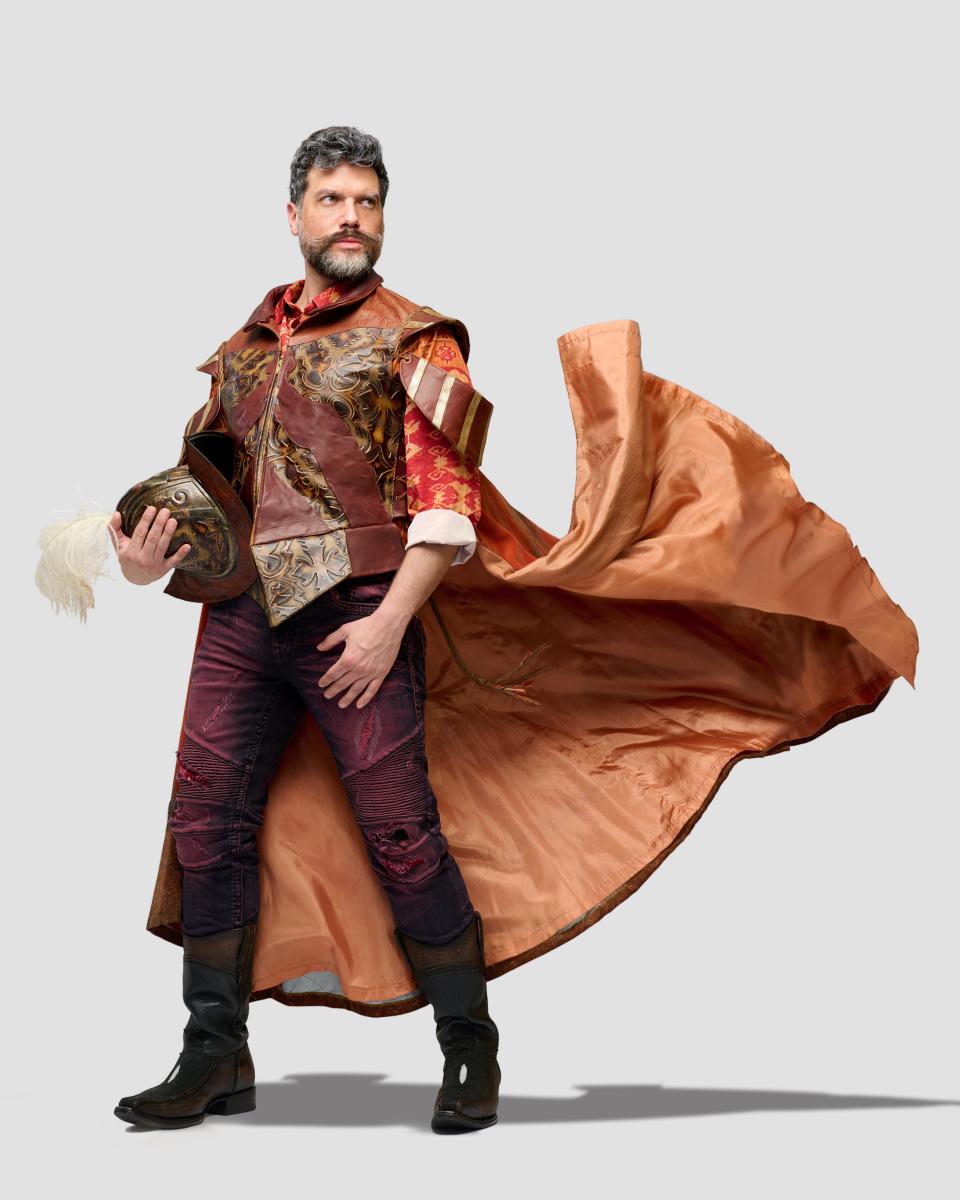 Mauricio Martinez plays the title role in the Asolo Repertory Theatre production of the musical “Man of La Mancha.”