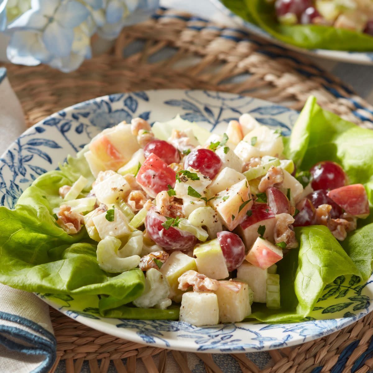 waldorf salad with grapes