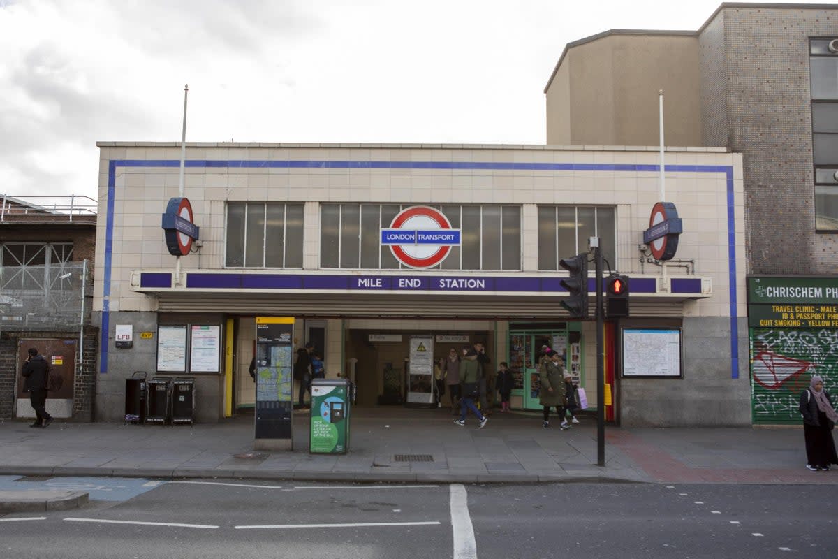 A teenager has been arrested after a stabbing at Mile End station (Adrian Lourie)