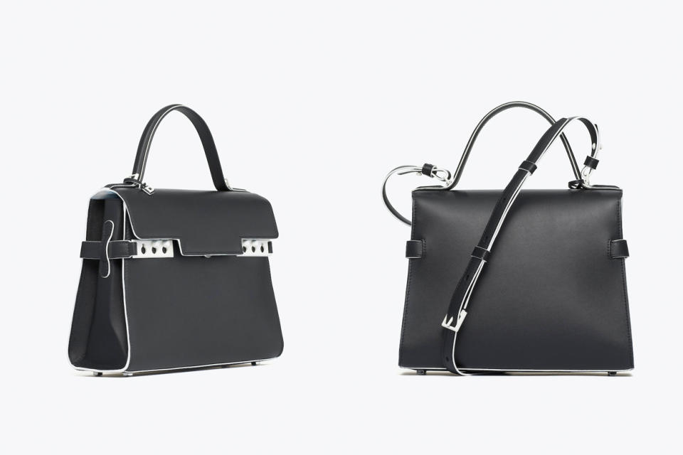 Delvaux Tempête MM Lining Clouds Black