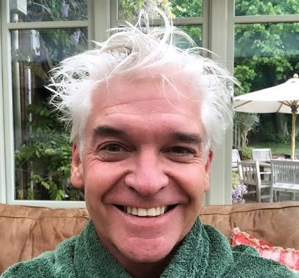 Phillip Schofield before his haircut. (Schofe/Instagram)