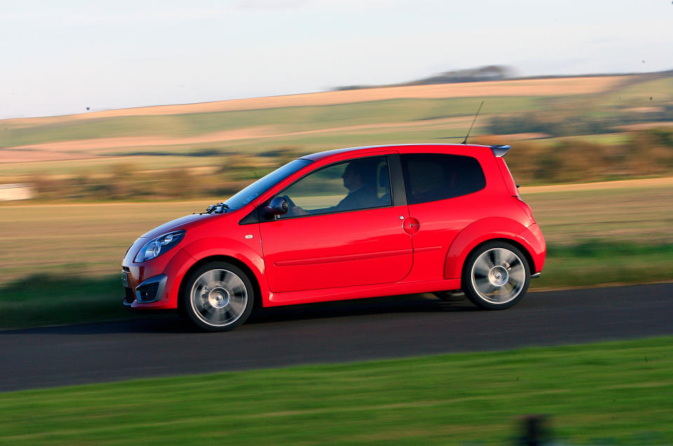 <p>Fast, fun and affordable, the RenaultSport Twingo might not boast the power outputs of some hot hatches but with deft handling, a playful chassis and an eager little engine that loves to be worked, the Twingo is a great device for <strong>discreet B-road blasts</strong>. Prices start at around <strong>£2,000</strong>.</p>