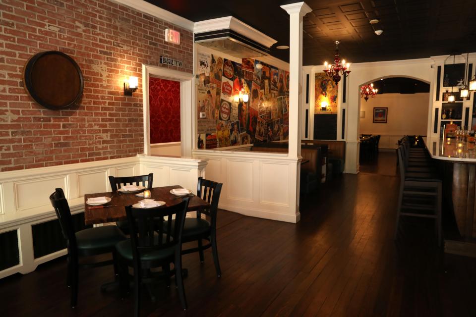 The dining room at Basque Tapas & Restaurant in Tarrytown. The restaurant also has a location in Piermont.