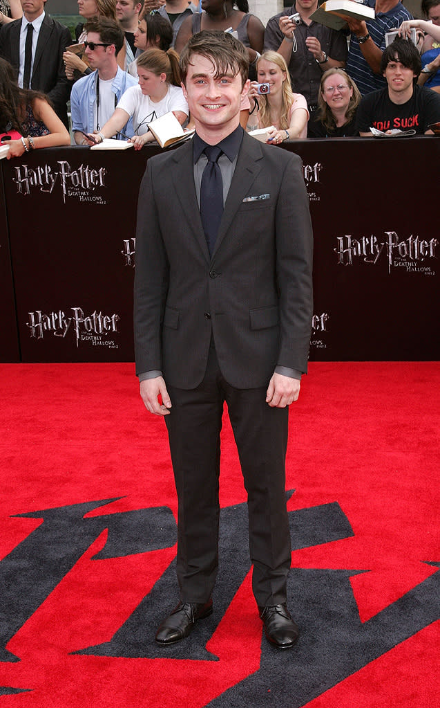 Harry Potter and the Deathly Hallows NY Premiere 2011 Daniel Radcliffe