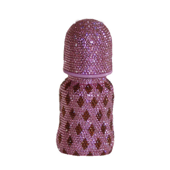 Bling Pink and Chocolate Baby Bottle ($200)